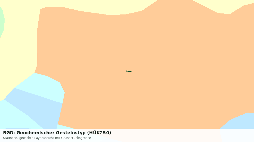 Statische Kartenansicht: BGR: Geochemischer Gesteinstyp (HÜK250)