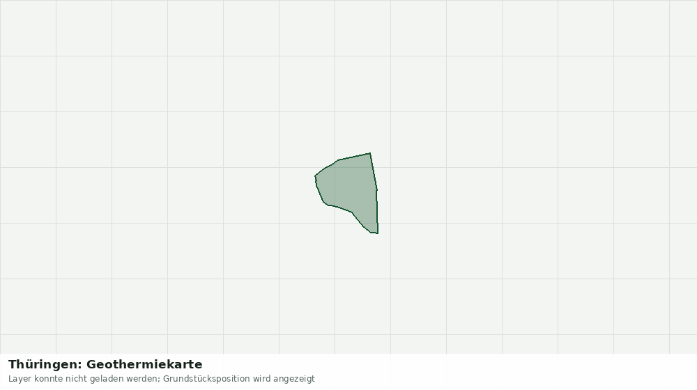 Statische Kartenansicht: Thüringen: Geothermiekarte