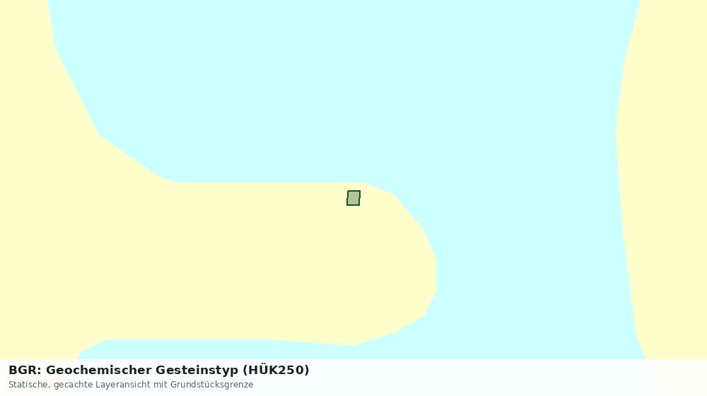Statische Kartenansicht: BGR: Geochemischer Gesteinstyp (HÜK250)