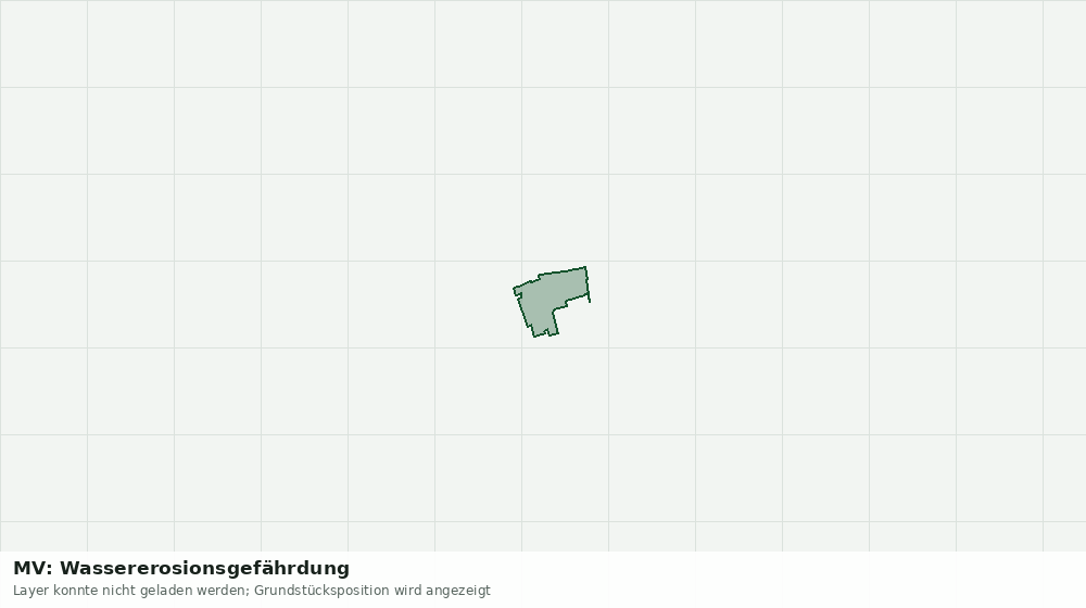 Statische Kartenansicht: MV: Wassererosionsgefährdung