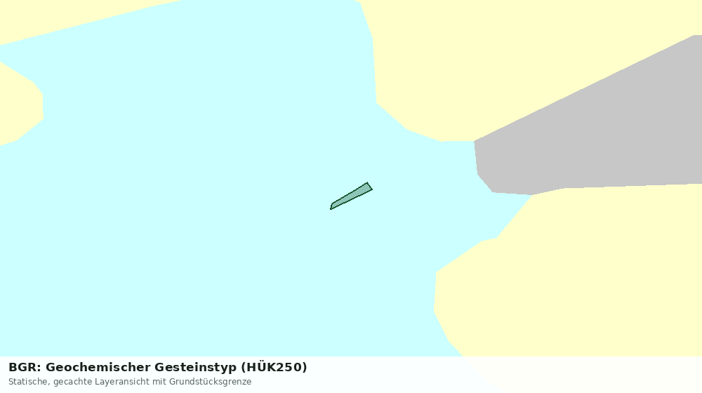 Statische Kartenansicht: BGR: Geochemischer Gesteinstyp (HÜK250)