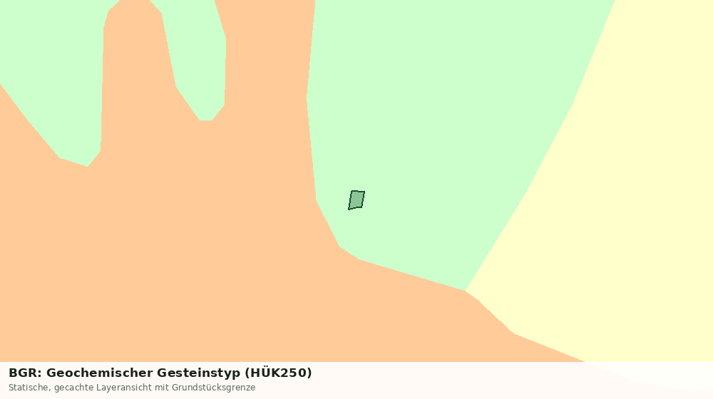 Statische Kartenansicht: BGR: Geochemischer Gesteinstyp (HÜK250)