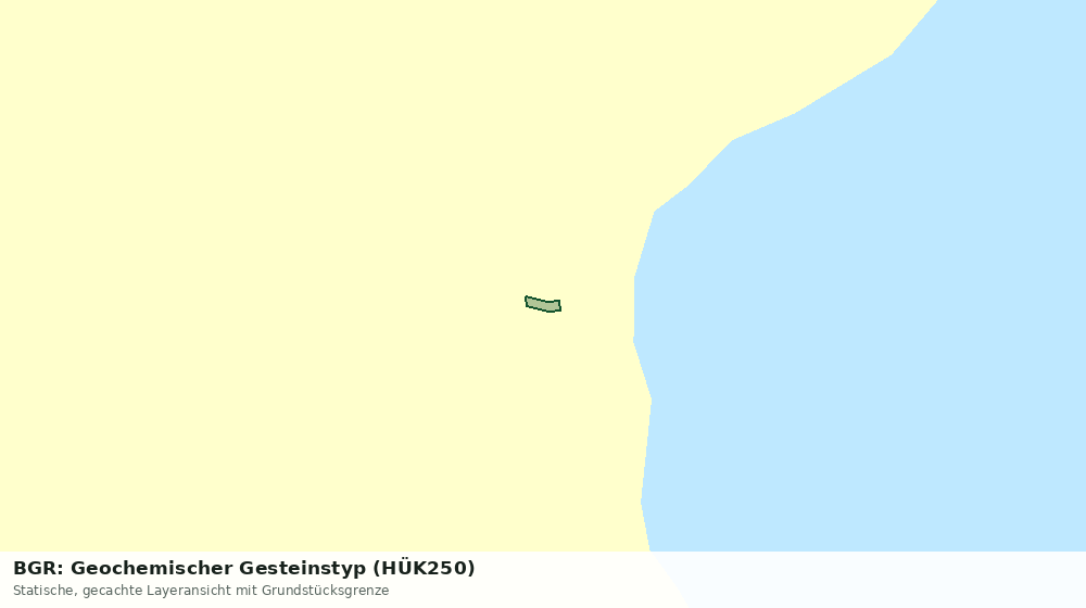 Statische Kartenansicht: BGR: Geochemischer Gesteinstyp (HÜK250)