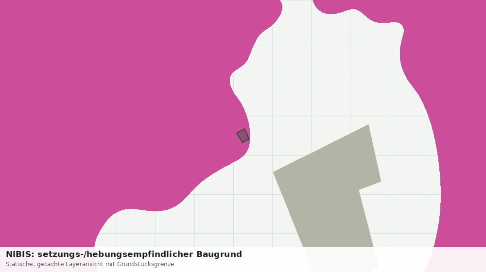Statische Kartenansicht: NIBIS: setzungs-/hebungsempfindlicher Baugrund