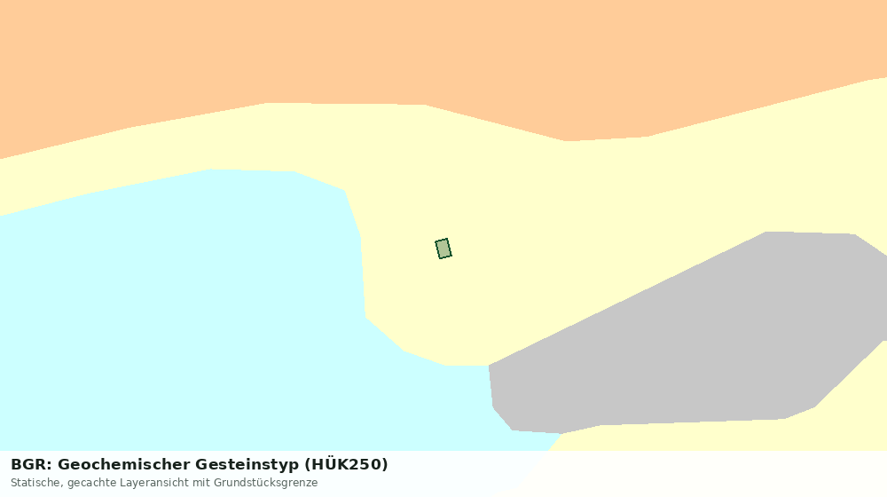 Statische Kartenansicht: BGR: Geochemischer Gesteinstyp (HÜK250)