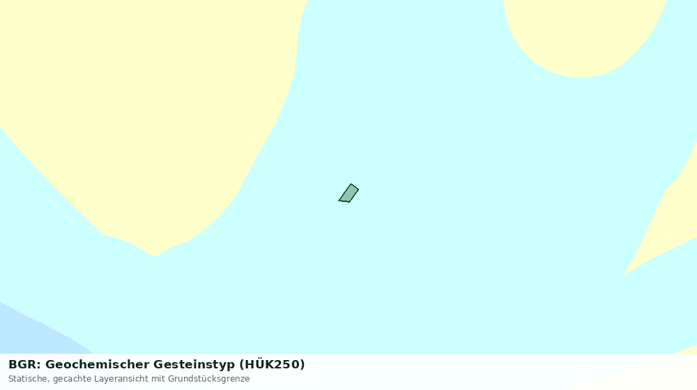 Statische Kartenansicht: BGR: Geochemischer Gesteinstyp (HÜK250)