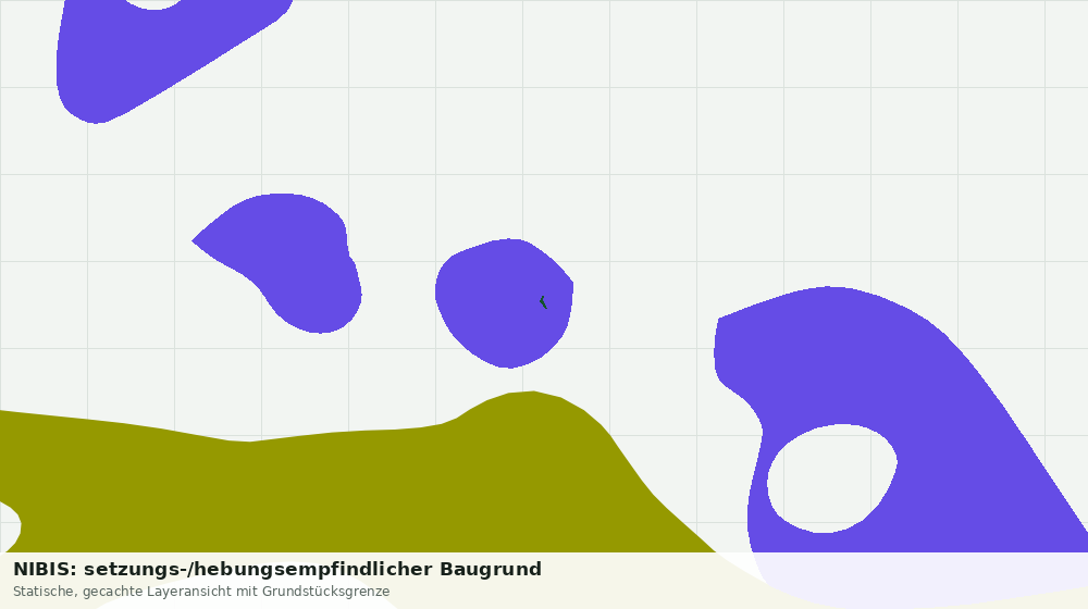 Statische Kartenansicht: NIBIS: setzungs-/hebungsempfindlicher Baugrund