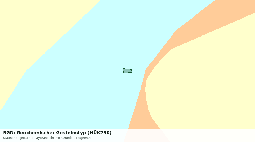 Statische Kartenansicht: BGR: Geochemischer Gesteinstyp (HÜK250)