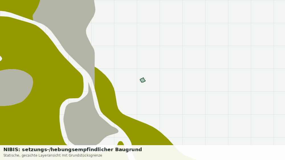 Statische Kartenansicht: NIBIS: setzungs-/hebungsempfindlicher Baugrund