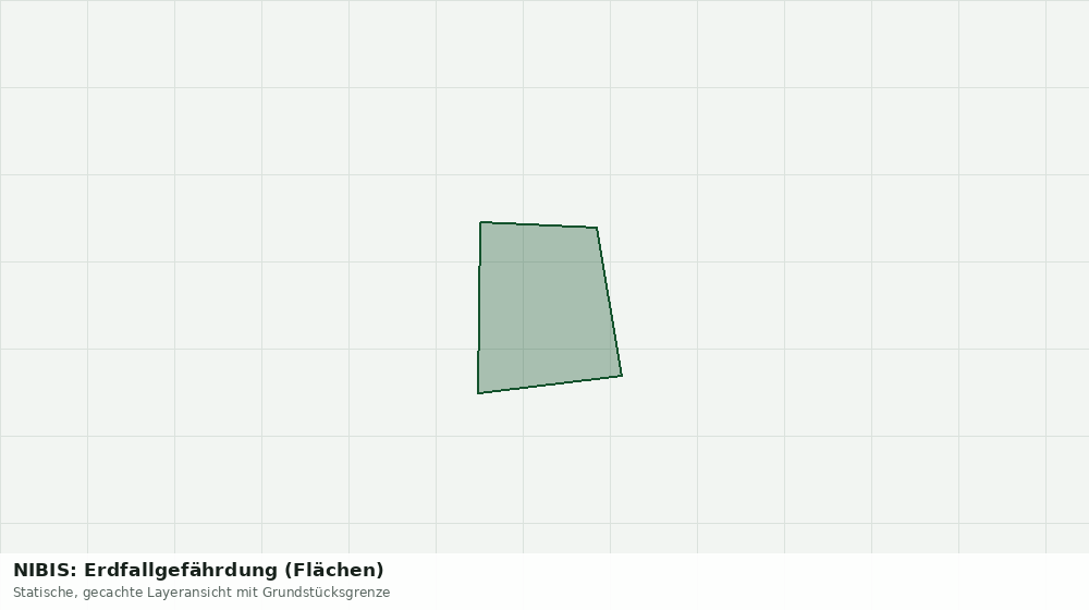 Statische Kartenansicht: NIBIS: Erdfallgefährdung (Flächen)