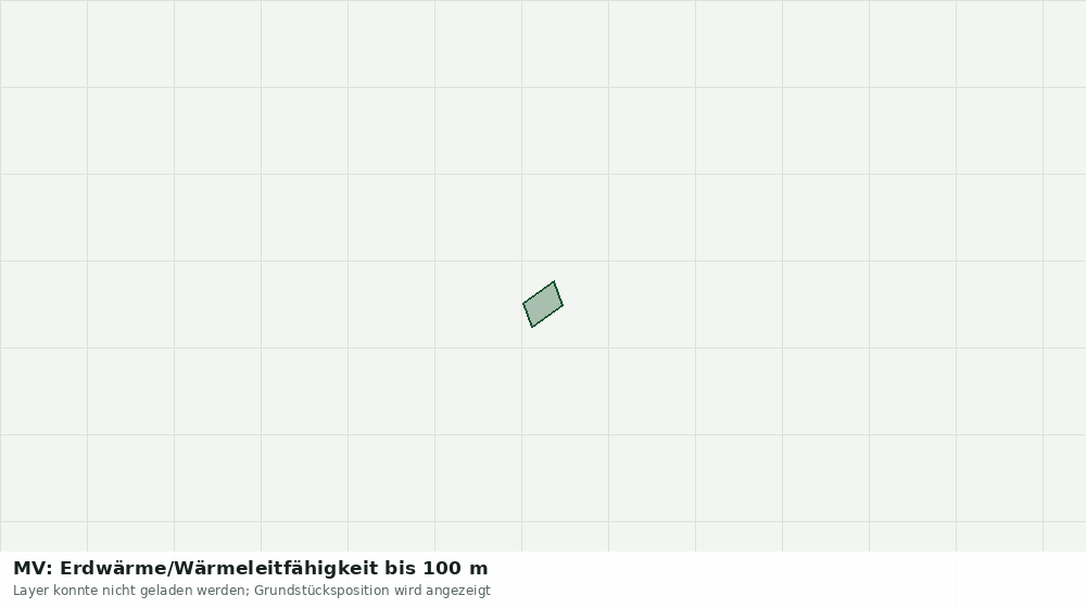 Statische Kartenansicht: MV: Erdwärme/Wärmeleitfähigkeit bis 100 m