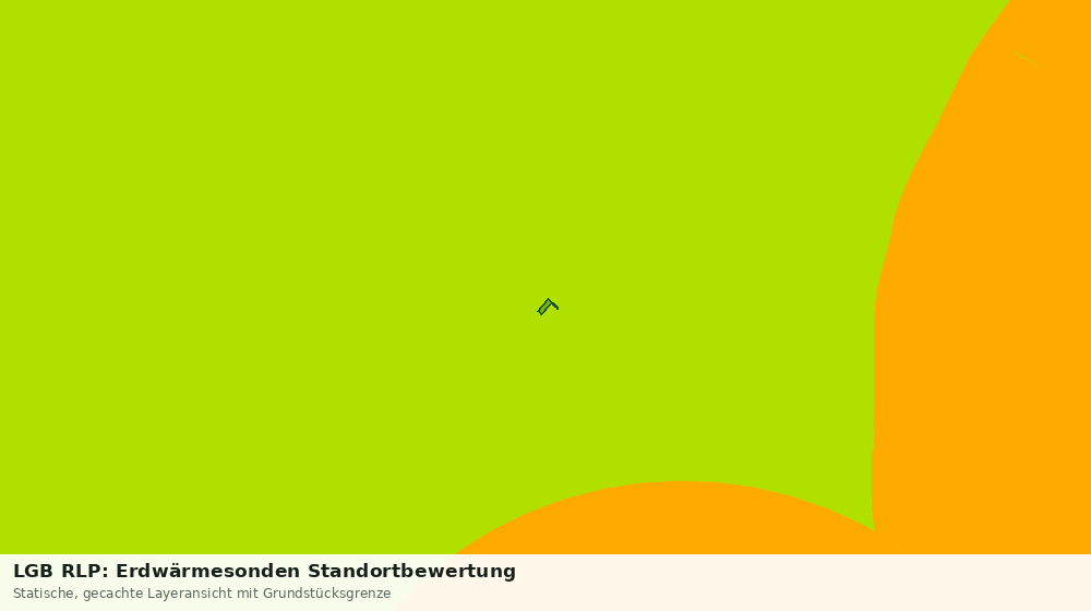 Statische Kartenansicht: LGB RLP: Erdwärmesonden Standortbewertung