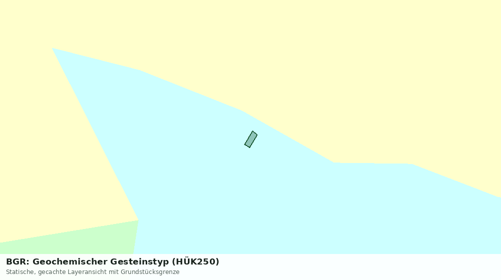 Statische Kartenansicht: BGR: Geochemischer Gesteinstyp (HÜK250)