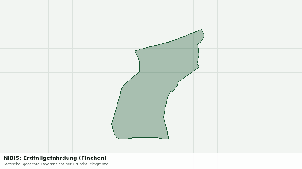 Statische Kartenansicht: NIBIS: Erdfallgefährdung (Flächen)