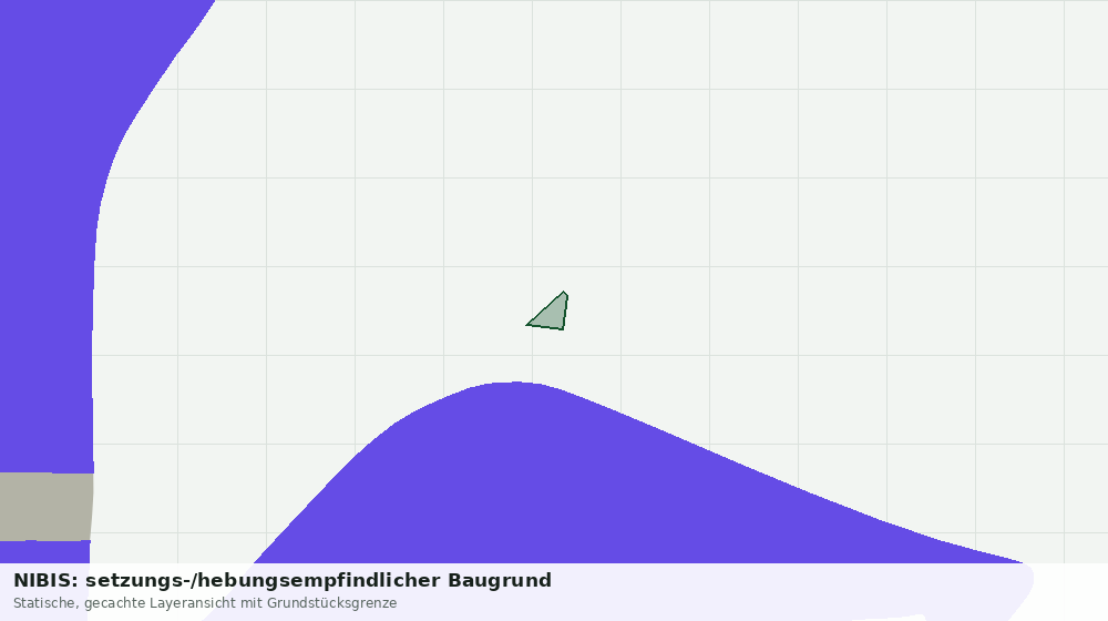 Statische Kartenansicht: NIBIS: setzungs-/hebungsempfindlicher Baugrund