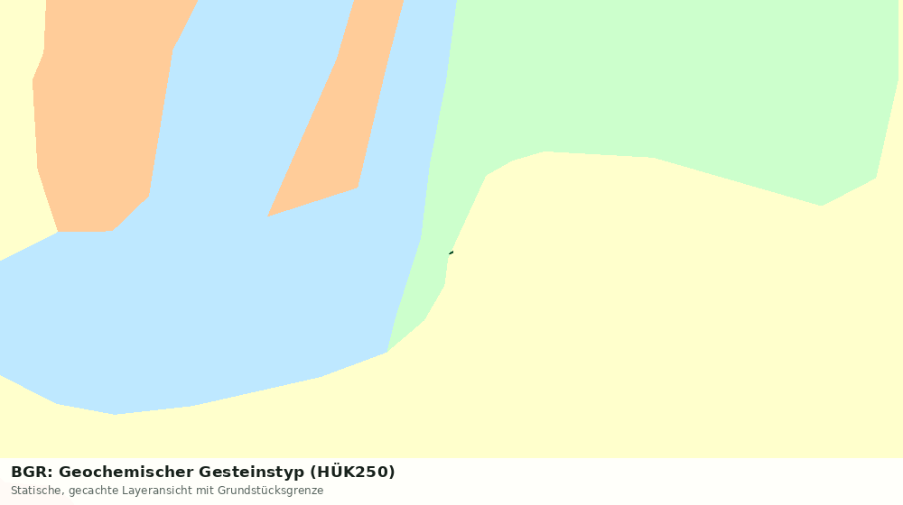 Statische Kartenansicht: BGR: Geochemischer Gesteinstyp (HÜK250)