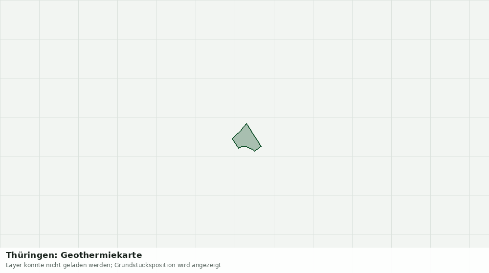 Statische Kartenansicht: Thüringen: Geothermiekarte