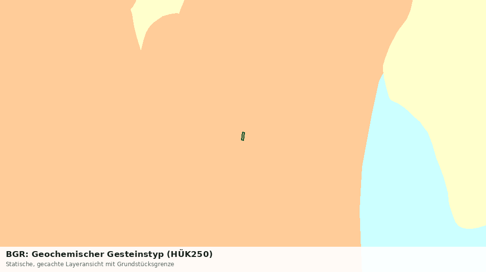 Statische Kartenansicht: BGR: Geochemischer Gesteinstyp (HÜK250)