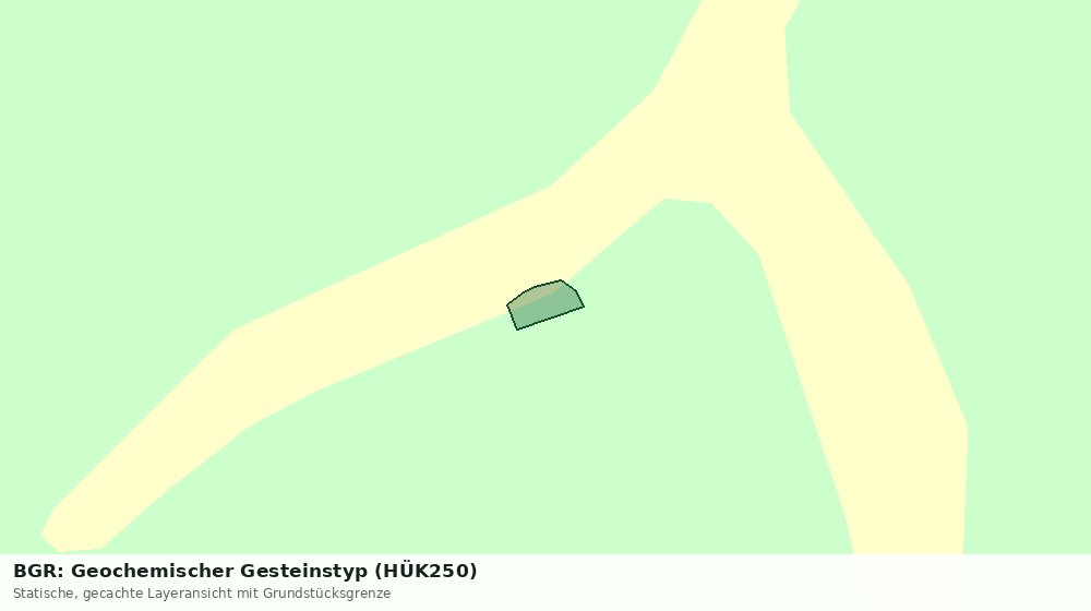 Statische Kartenansicht: BGR: Geochemischer Gesteinstyp (HÜK250)