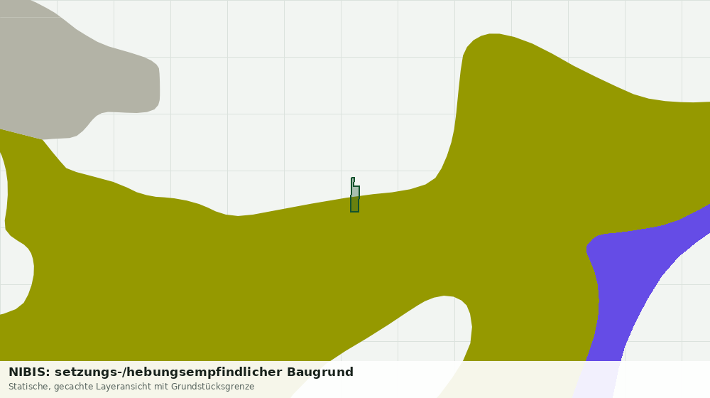 Statische Kartenansicht: NIBIS: setzungs-/hebungsempfindlicher Baugrund