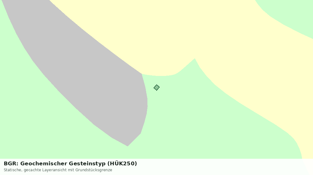 Statische Kartenansicht: BGR: Geochemischer Gesteinstyp (HÜK250)
