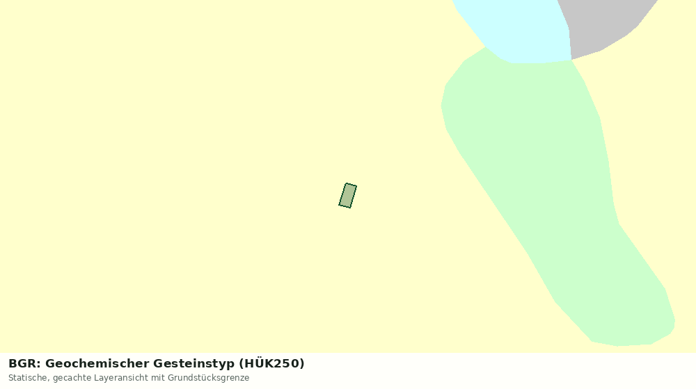 Statische Kartenansicht: BGR: Geochemischer Gesteinstyp (HÜK250)