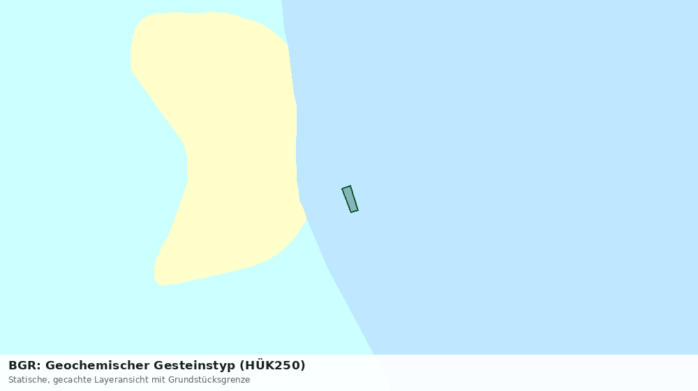 Statische Kartenansicht: BGR: Geochemischer Gesteinstyp (HÜK250)
