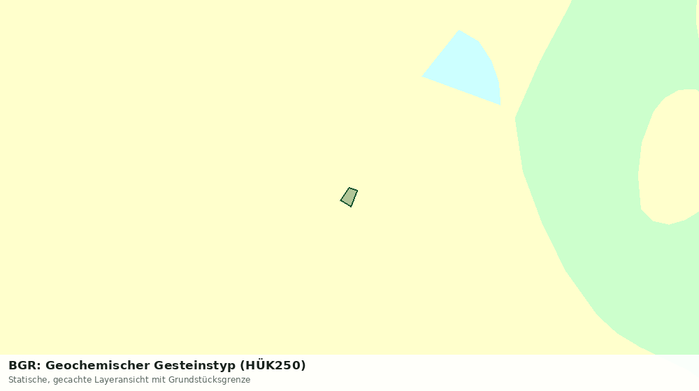 Statische Kartenansicht: BGR: Geochemischer Gesteinstyp (HÜK250)