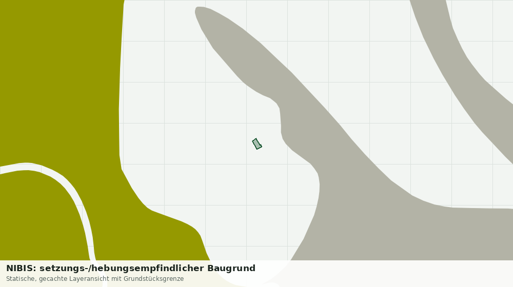 Statische Kartenansicht: NIBIS: setzungs-/hebungsempfindlicher Baugrund