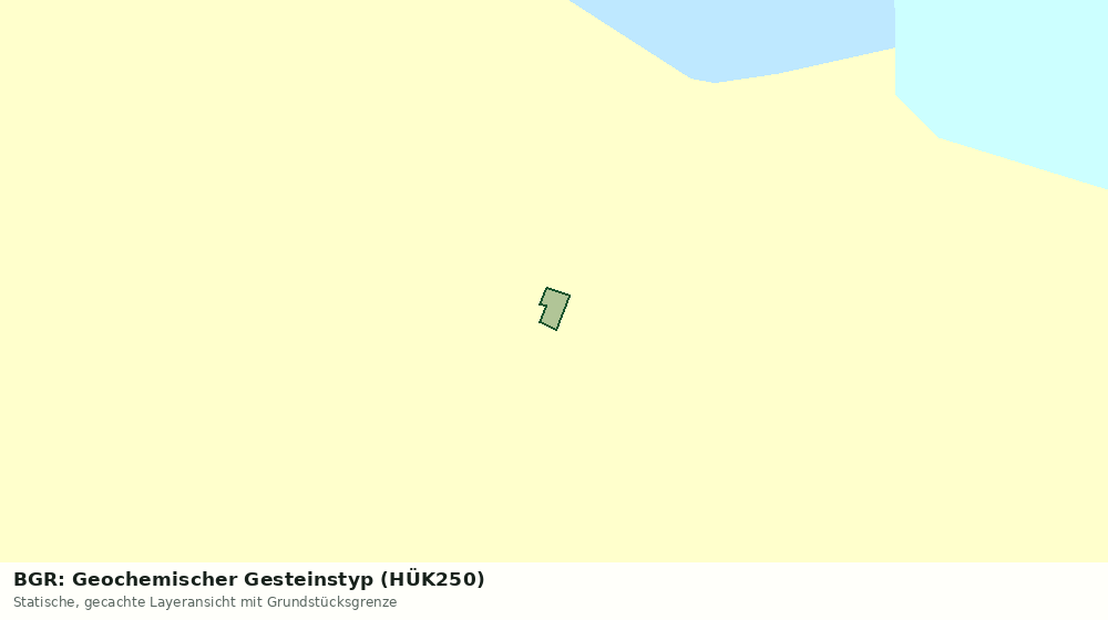 Statische Kartenansicht: BGR: Geochemischer Gesteinstyp (HÜK250)