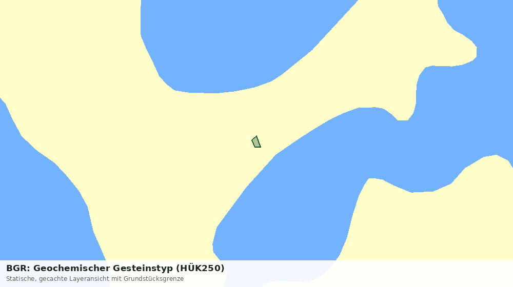 Statische Kartenansicht: BGR: Geochemischer Gesteinstyp (HÜK250)