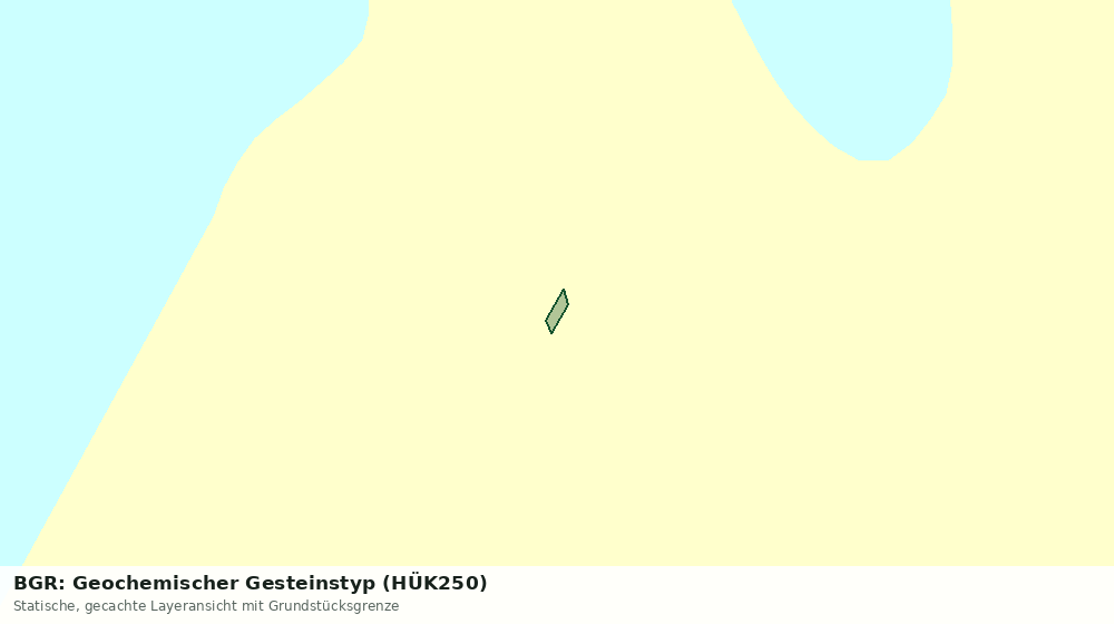 Statische Kartenansicht: BGR: Geochemischer Gesteinstyp (HÜK250)