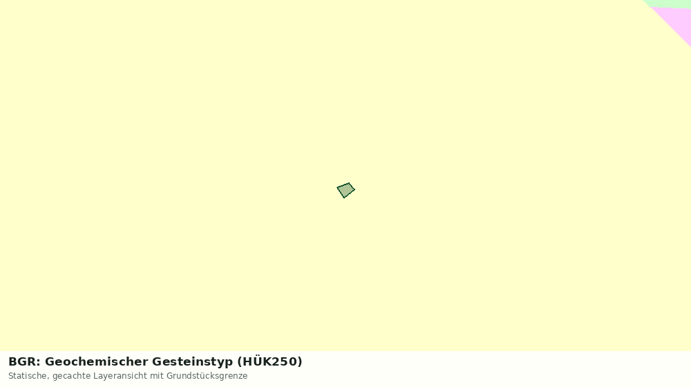 Statische Kartenansicht: BGR: Geochemischer Gesteinstyp (HÜK250)