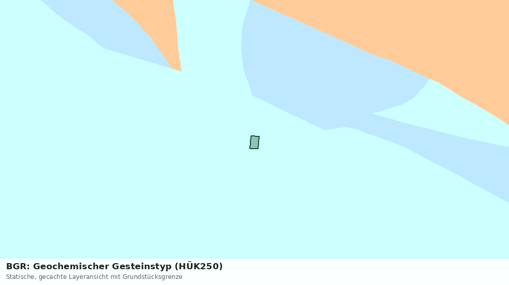 Statische Kartenansicht: BGR: Geochemischer Gesteinstyp (HÜK250)