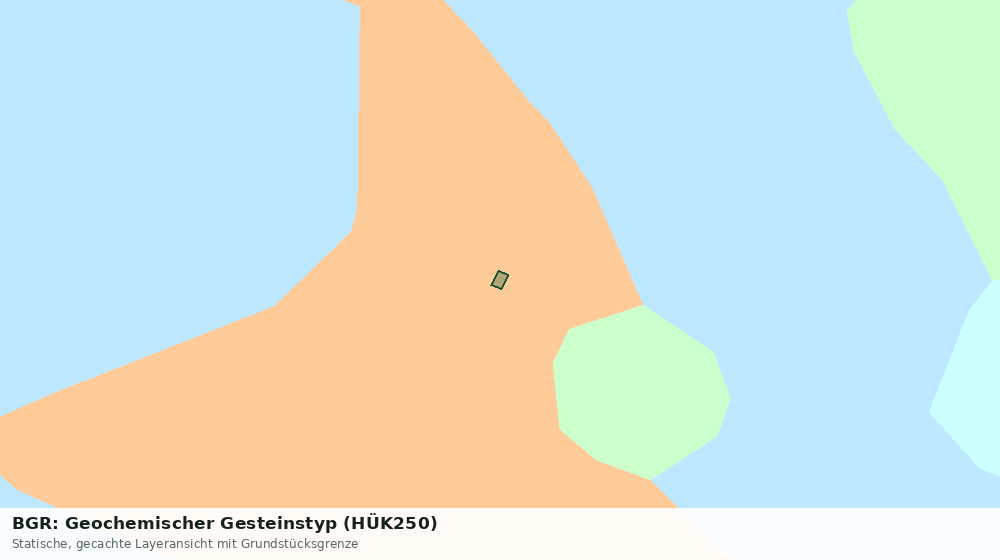 Statische Kartenansicht: BGR: Geochemischer Gesteinstyp (HÜK250)