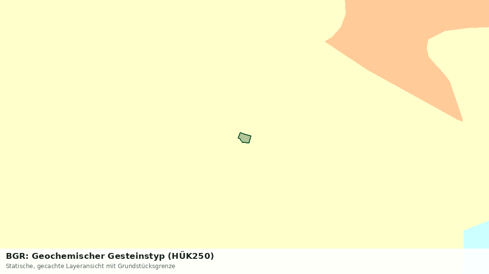 Statische Kartenansicht: BGR: Geochemischer Gesteinstyp (HÜK250)