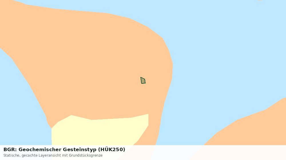 Statische Kartenansicht: BGR: Geochemischer Gesteinstyp (HÜK250)