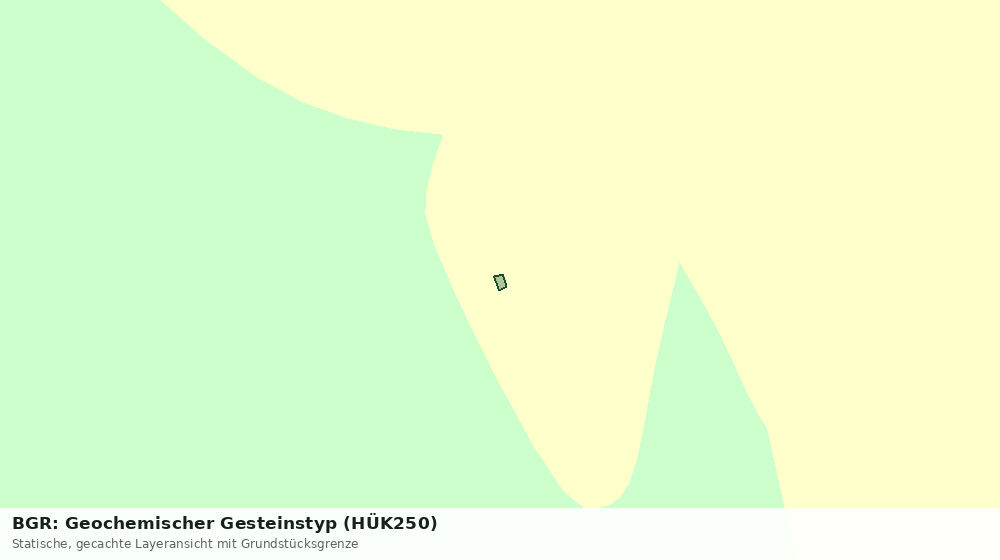 Statische Kartenansicht: BGR: Geochemischer Gesteinstyp (HÜK250)