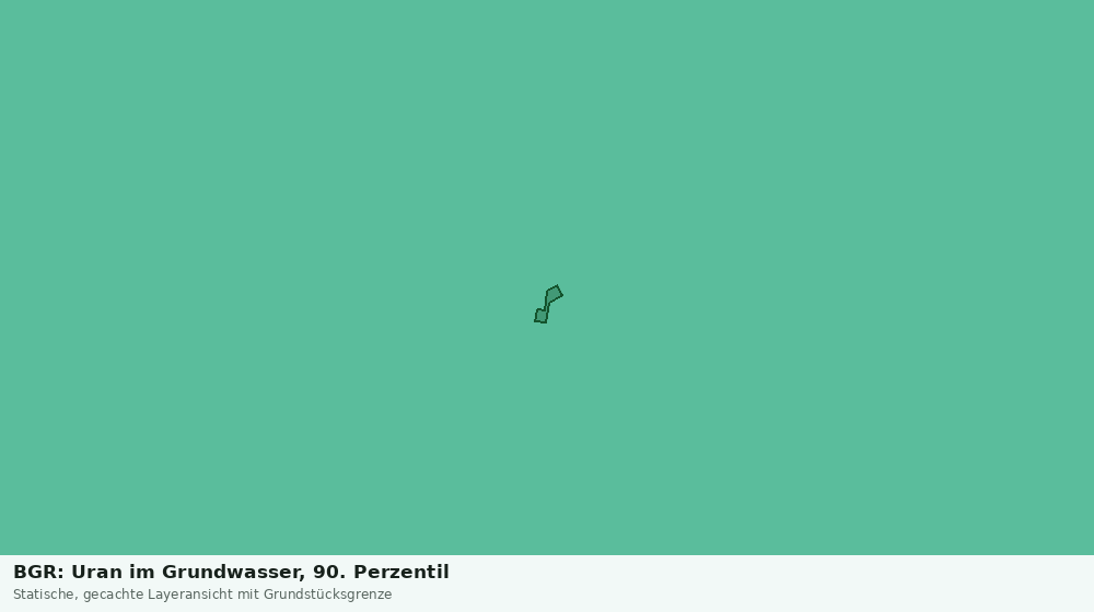 Statische Kartenansicht: BGR: Uran im Grundwasser, 90. Perzentil