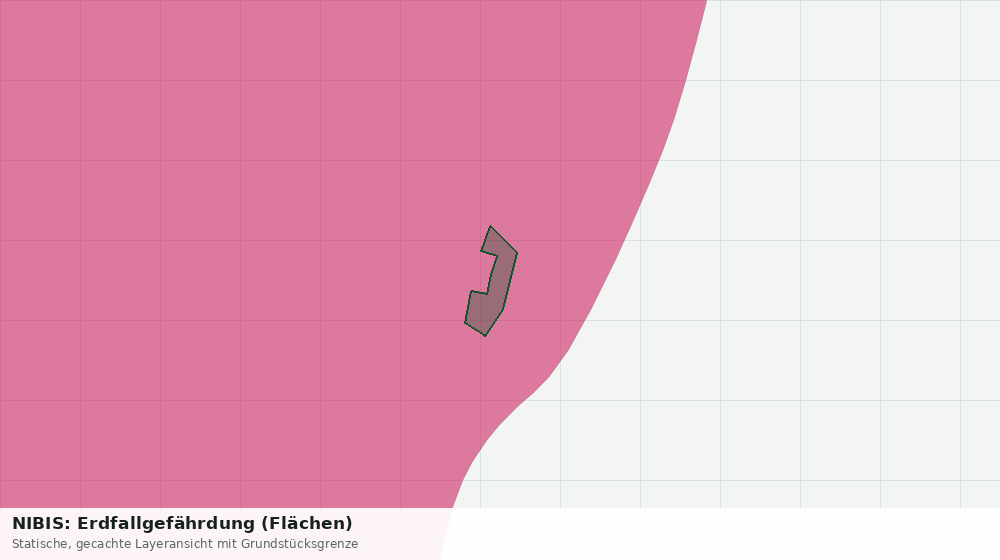 Statische Kartenansicht: NIBIS: Erdfallgefährdung (Flächen)