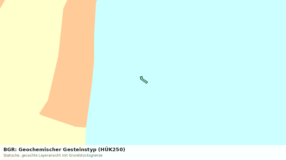 Statische Kartenansicht: BGR: Geochemischer Gesteinstyp (HÜK250)