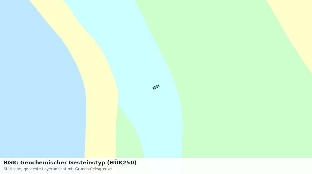 Statische Kartenansicht: BGR: Geochemischer Gesteinstyp (HÜK250)