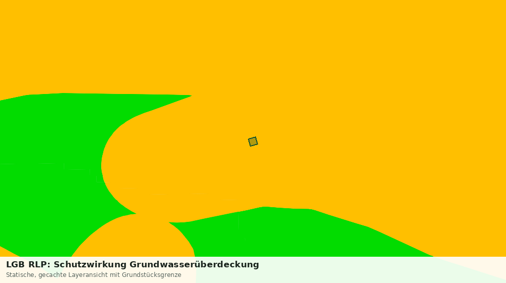 Statische Kartenansicht: LGB RLP: Schutzwirkung Grundwasserüberdeckung