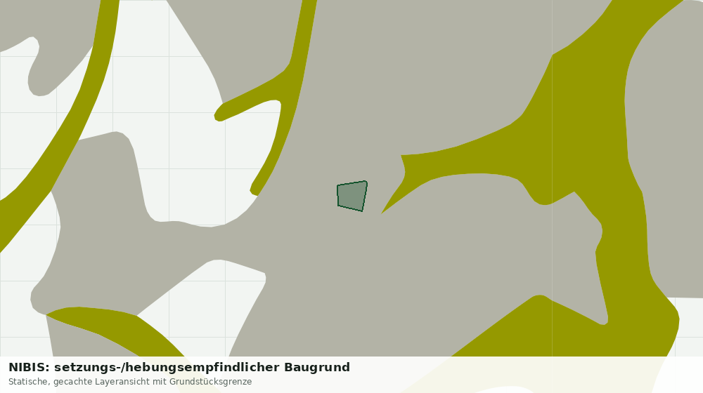 Statische Kartenansicht: NIBIS: setzungs-/hebungsempfindlicher Baugrund
