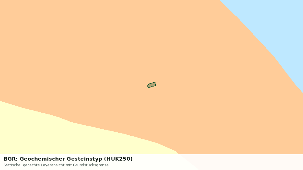 Statische Kartenansicht: BGR: Geochemischer Gesteinstyp (HÜK250)