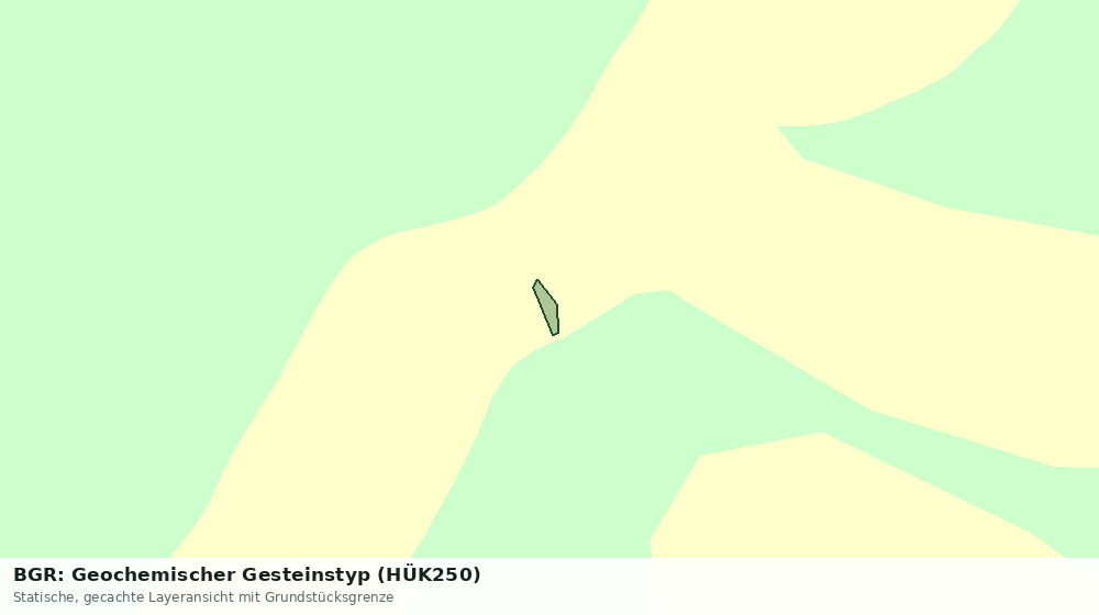 Statische Kartenansicht: BGR: Geochemischer Gesteinstyp (HÜK250)