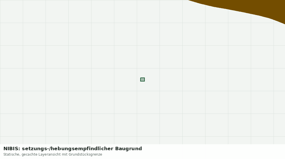 Statische Kartenansicht: NIBIS: setzungs-/hebungsempfindlicher Baugrund