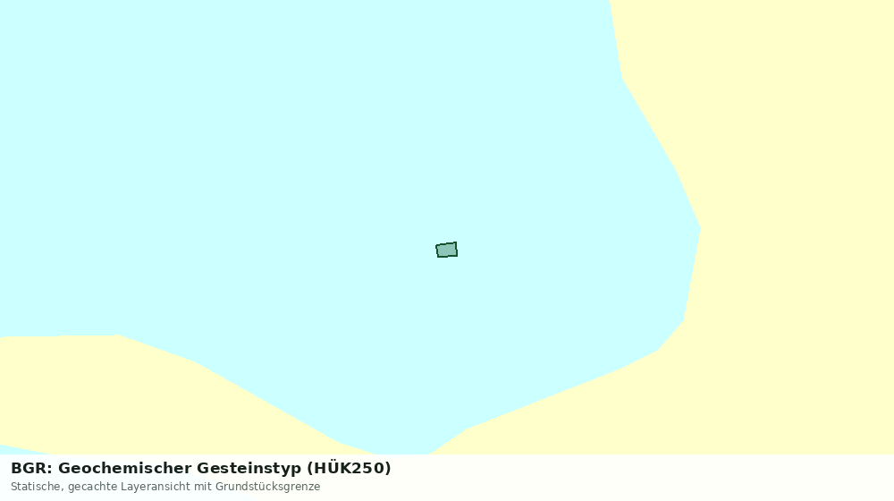 Statische Kartenansicht: BGR: Geochemischer Gesteinstyp (HÜK250)