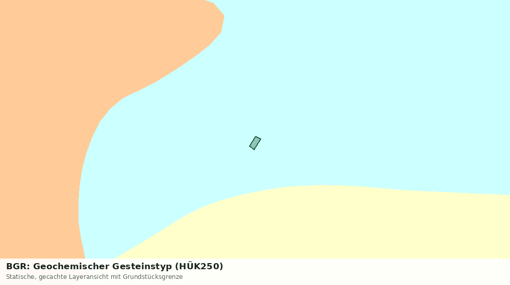 Statische Kartenansicht: BGR: Geochemischer Gesteinstyp (HÜK250)