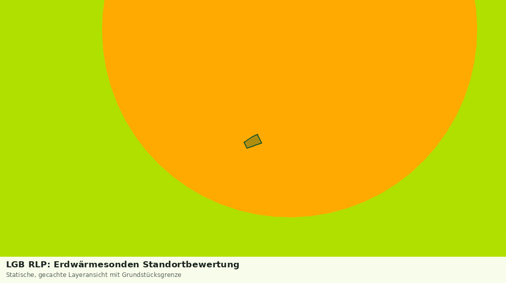 Statische Kartenansicht: LGB RLP: Erdwärmesonden Standortbewertung